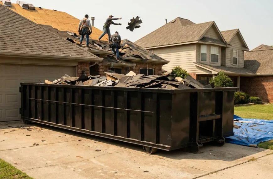 Dumpster Rental Planning for Roofing Crews Working on Multiple Structures