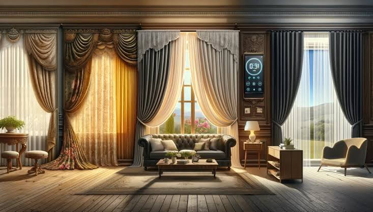 Automatic Curtain Control Systems for Luxury Smart Home Interiors