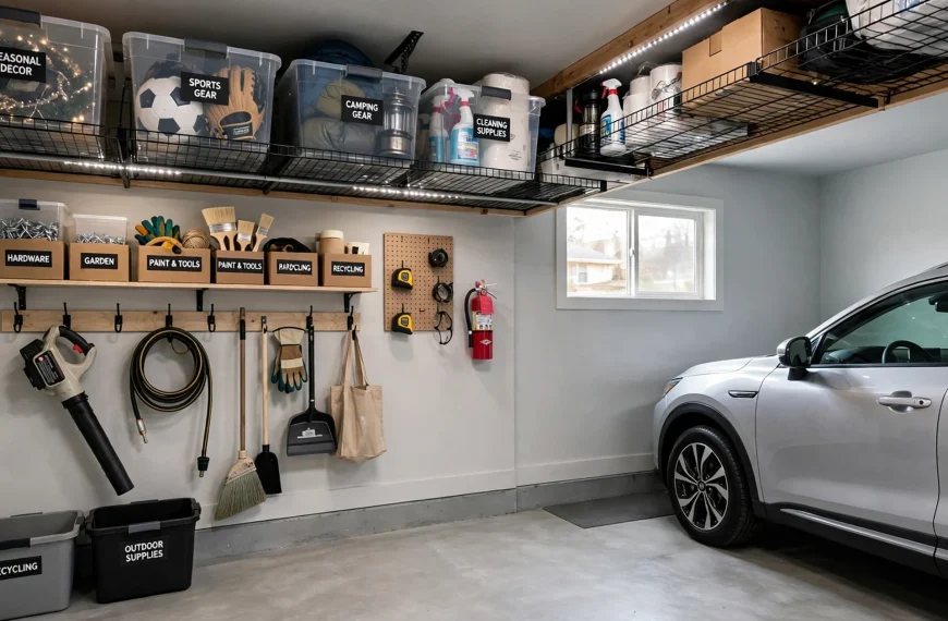 How to Improve Garage Storage When Ceiling Height and Wall Space Are Both Limited