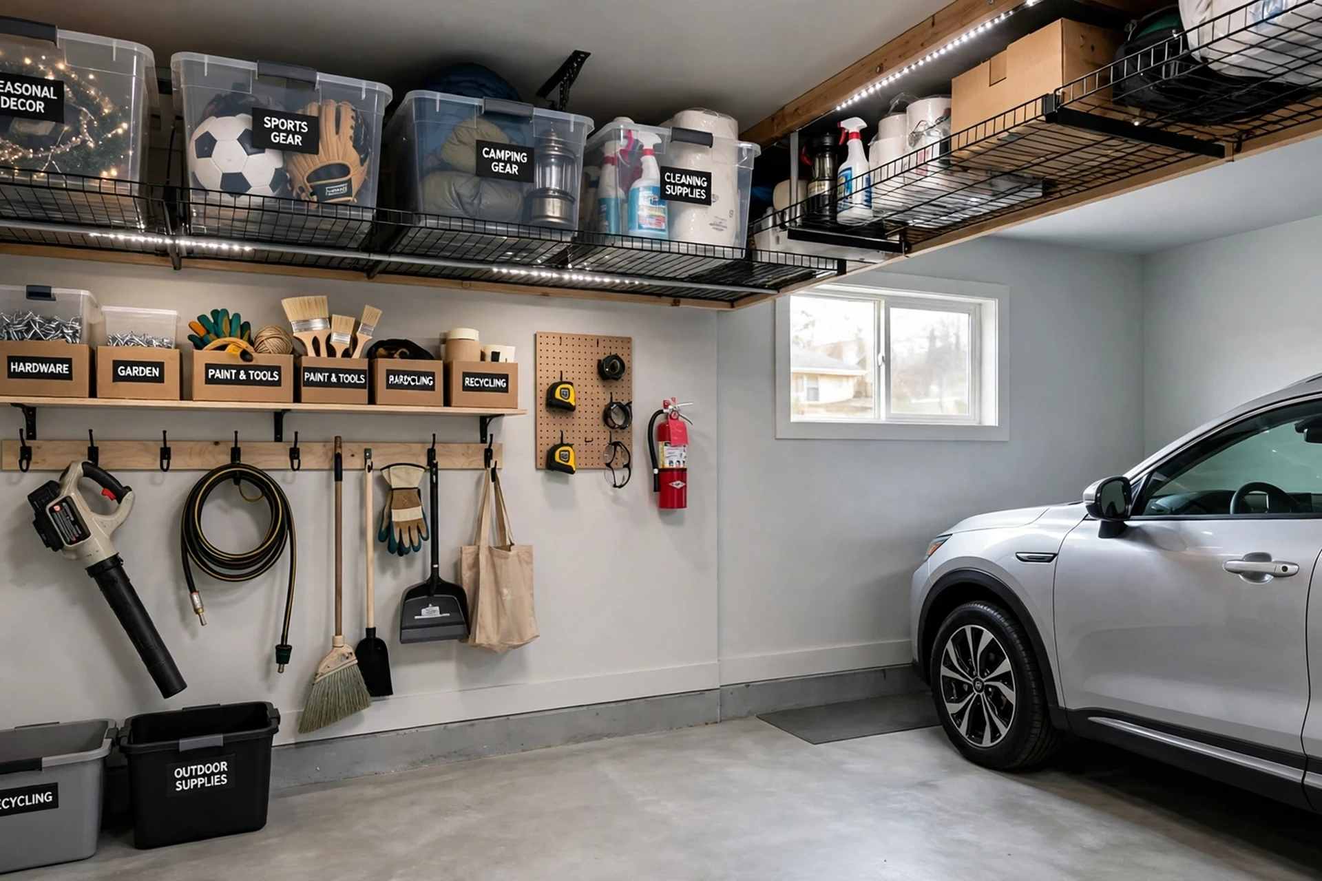 How to Improve Garage Storage When Ceiling Height and Wall Space Are Both Limited